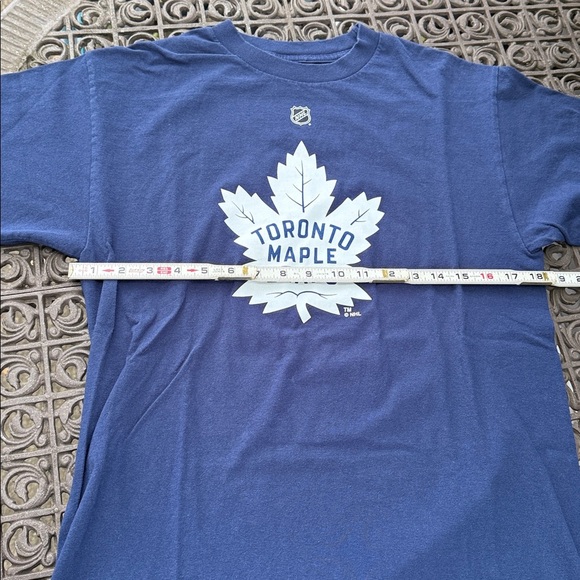 Toronto Maple Leafs Marner #16 Reebok Navy Blue 100% Cotton T-Shirt. Medium - Picture 2 of 4